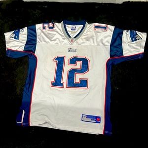 Tom Brady Reebok New England Patriots Jersey Size 50 Stitched Vtg NFL